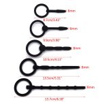 5 Pcs Set Sizes Urethral Sounds Silicone Plug Beads With Different Size - 3
