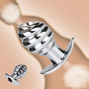 Metal Hollow Tunnel Anal Plug Douche Enema Prostata Massager Anus Sex Toys For Woman Men Gay Peep Vaginal Butt