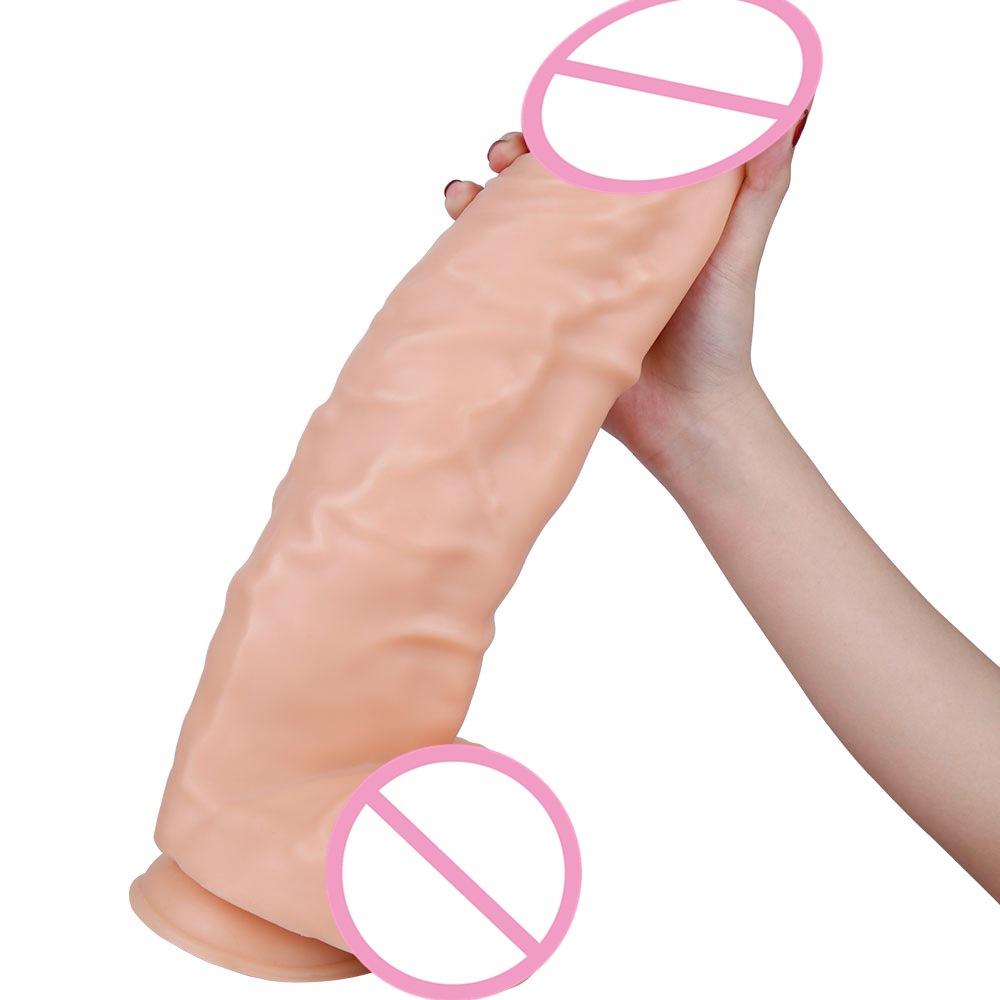 Large Realistic Silicone Dildo 394 Inches Diameter Adult Pleasure Sex Toy For Women - 3