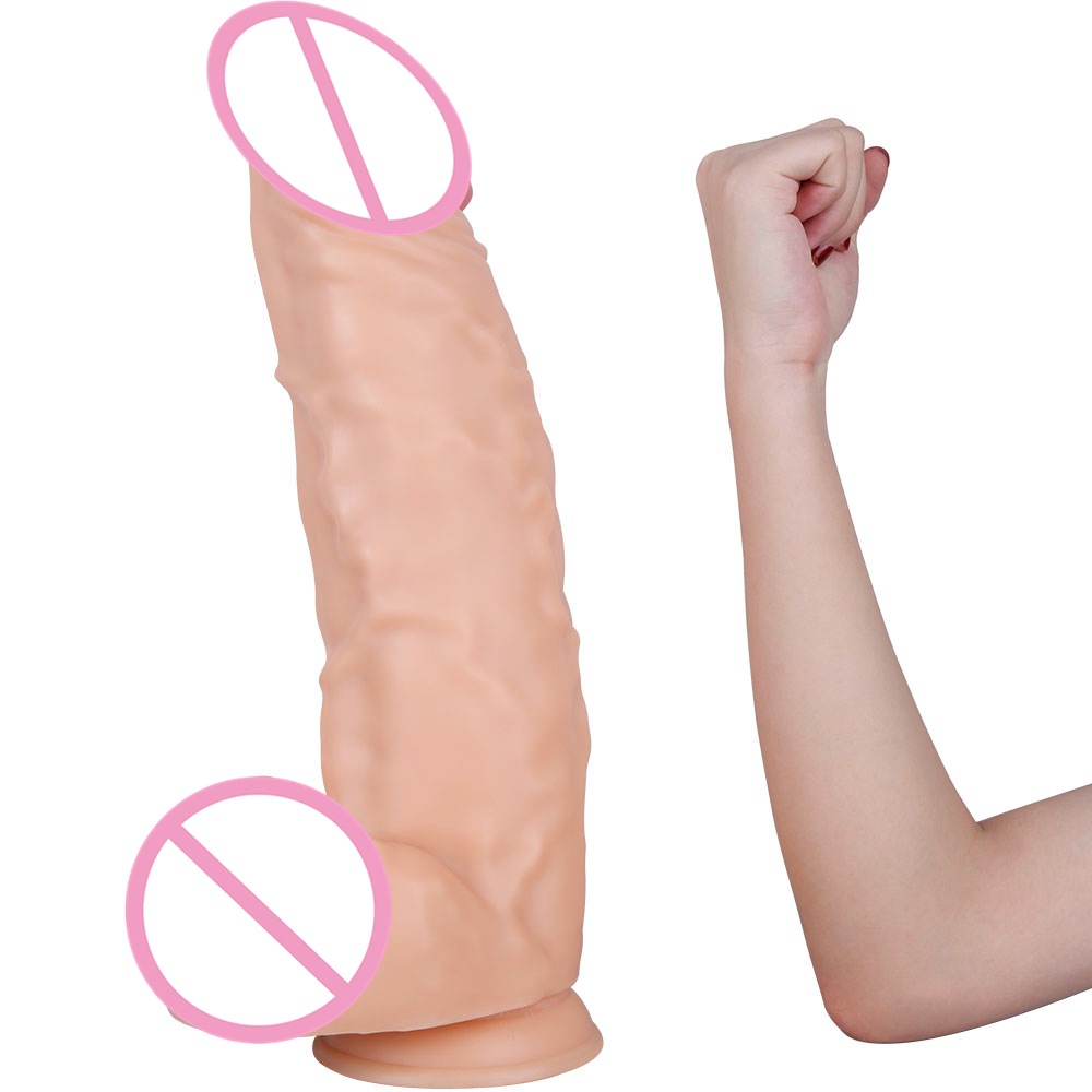 Large Realistic Silicone Dildo 394 Inches Diameter Adult Pleasure Sex Toy For Women - 8