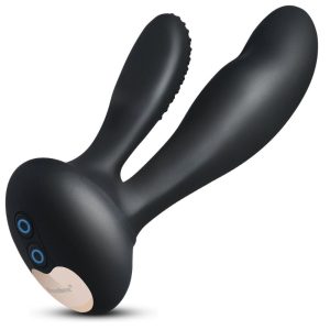 Rabbit Vibrator- Vaginal & Clitoral Vibrating Dildo - Silicone For Women Couples Rechargeable Waterproof Stimulator