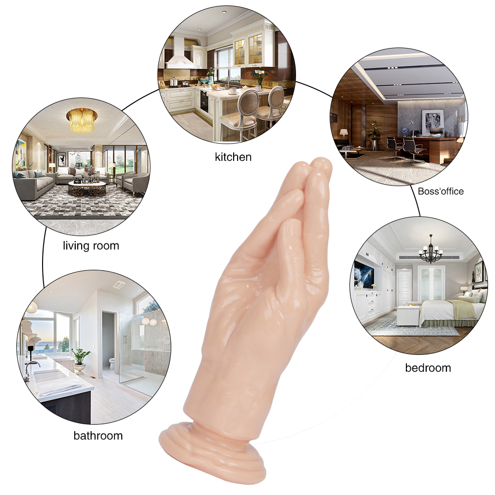 Large Erotic Fist Dildo Big Hand Anal Plug For Women Lesbian Masturbation Huge Arm Fisting Sex Toy - 9