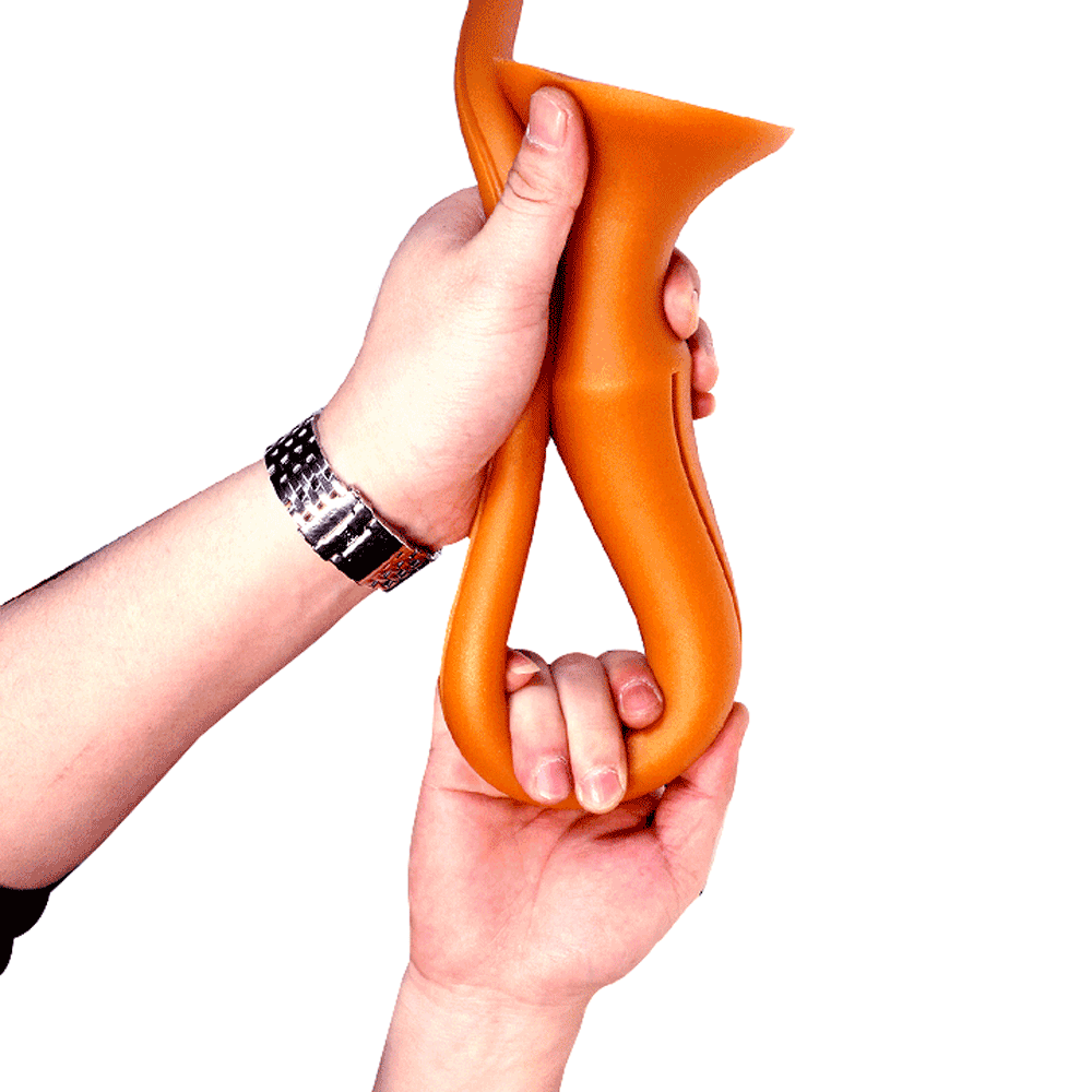 Super Long 60cm Gold Silicone Anal Plug Gspot Stimulator Unisex Dildo Sex Toy For Enhanced Pleasure - 4