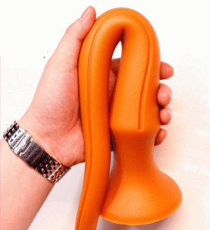 60cm Super Long Soft Silicone Anal Plug In-depth G Spot Stimulation Gold Butt Stick Dildo Sex Toy For Women Men