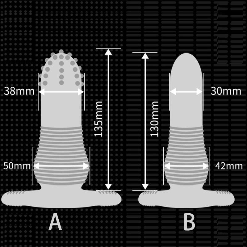 Silicone Hollow Anal Dildo Plug Prostate Massager Toy For Men Expandable Adult Pleasure Products - 4
