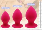 Big Silicone Anal Plug Butt Sex Toys 5 2cm 6 7 3 Sizes For Choice - 2