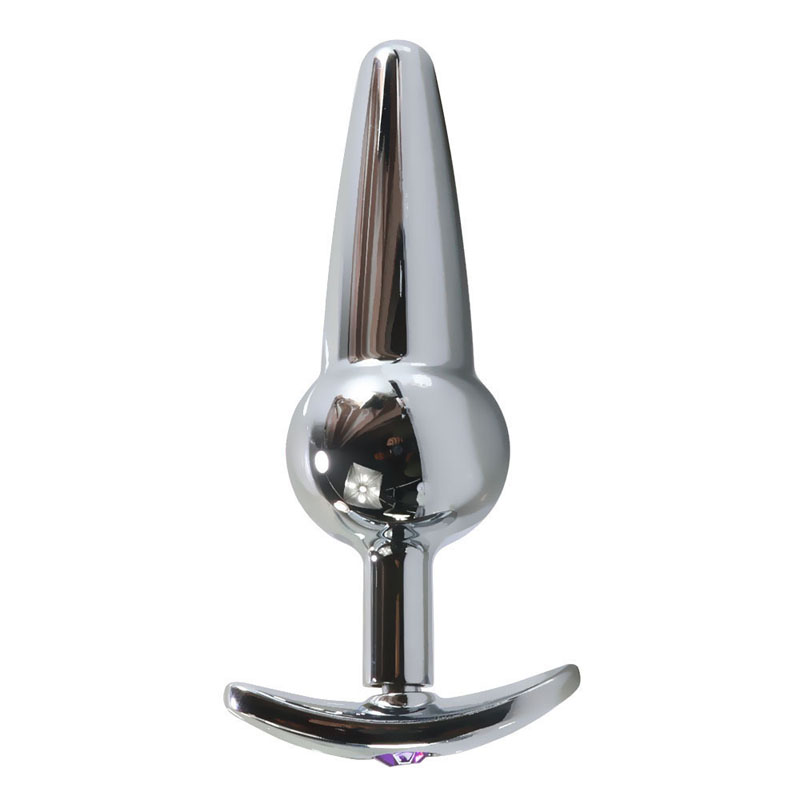 Anal Plug Set Metal Dildo Double Bead Prostate Massager Unisex Erotic Toy Large Bullet Masturbator Artificial Penis Wand - 7