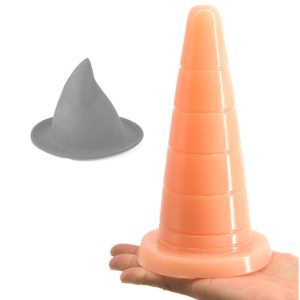 Super Soft Huge Anal Butt Plug Cone Type Dildo Prostata Massage Buttplug Dilatador Sex Toys For Women Men