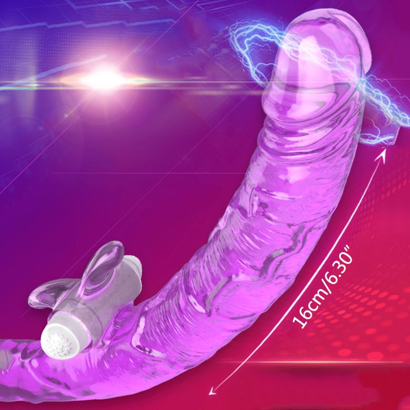 Dualended Flexible Dildo For Women Lesbian Gay Soft Silicone Vaginal Anal Sex Toy Artificial Penis Dong - 7