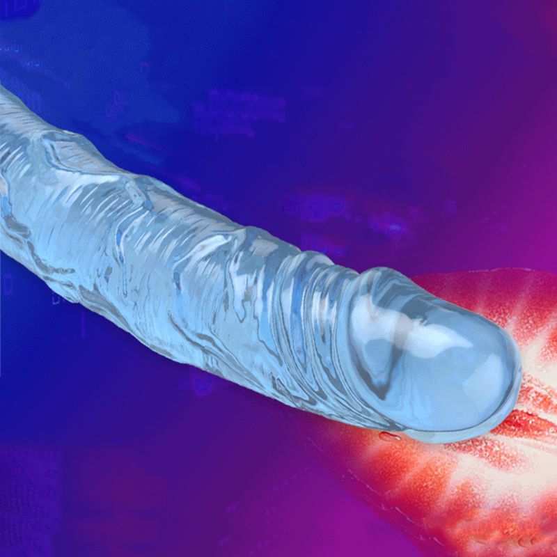Dualended Flexible Dildo For Women Lesbian Gay Soft Silicone Vaginal Anal Sex Toy Artificial Penis Dong - 8