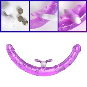 Flexible Double Dildo Soft Vagina Anal Women Gay Lesbian Ended Dong Penis Artificial Sex Toys - 2