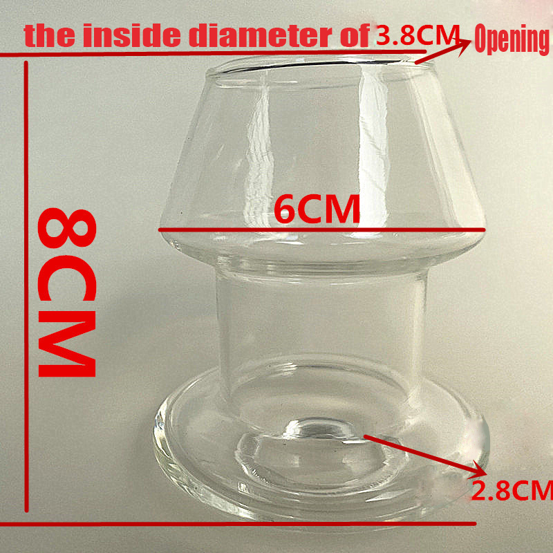 Transparent Anal Butt Plug 7 Sizes Smooth Insertion Gspot Stimulation Adult Pleasure Toy Orgasm Enhancer - 20