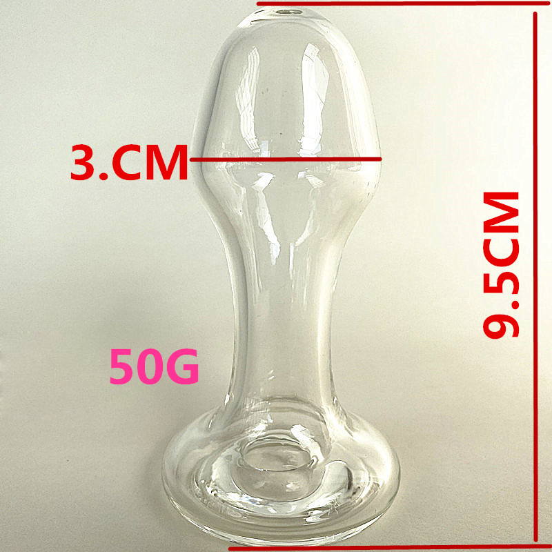 Transparent Anal Butt Plug 7 Sizes Smooth Insertion Gspot Stimulation Adult Pleasure Toy Orgasm Enhancer - 26