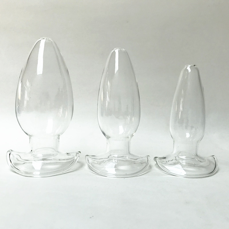 Transparent Anal Butt Plug 7 Sizes Smooth Insertion Gspot Stimulation Adult Pleasure Toy Orgasm Enhancer - 34