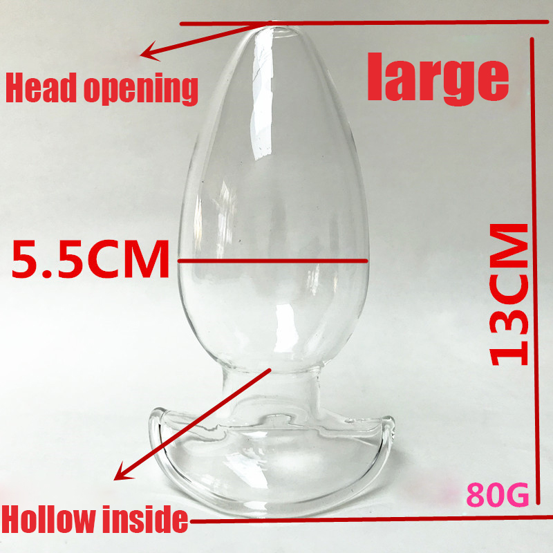 Transparent Anal Butt Plug 7 Sizes Smooth Insertion Gspot Stimulation Adult Pleasure Toy Orgasm Enhancer - 35