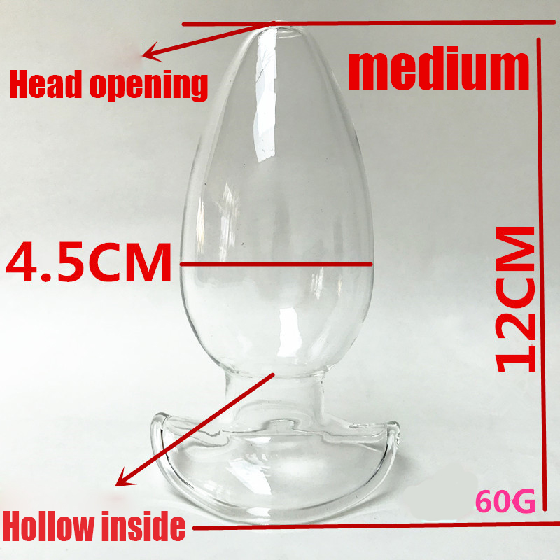 Transparent Anal Butt Plug 7 Sizes Smooth Insertion Gspot Stimulation Adult Pleasure Toy Orgasm Enhancer - 36