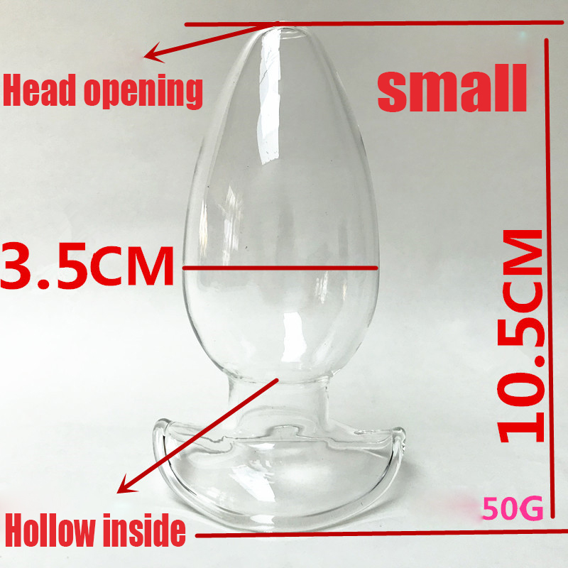 Transparent Anal Butt Plug 7 Sizes Smooth Insertion Gspot Stimulation Adult Pleasure Toy Orgasm Enhancer - 37