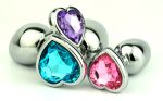 3 Size Anal Plug Stainless Steel Crystal Butt Stimulator Sex Toys Prostate Massager Dildo - 4