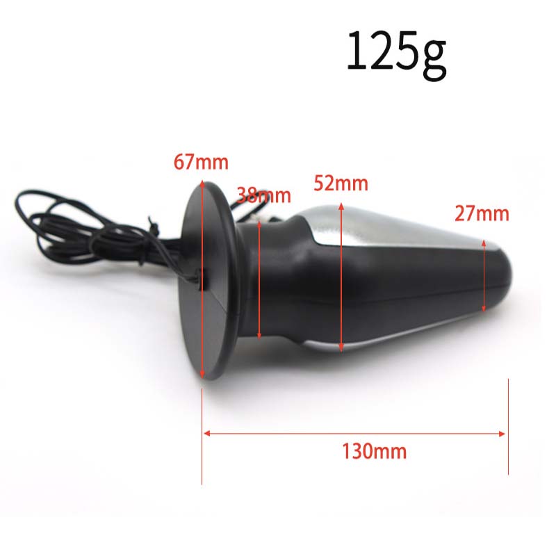 Remote Control Prostate Massager Unisex Electric Shock Anal Dildo Strapon Prostate Stimulation Sex Toy For Adults - 7