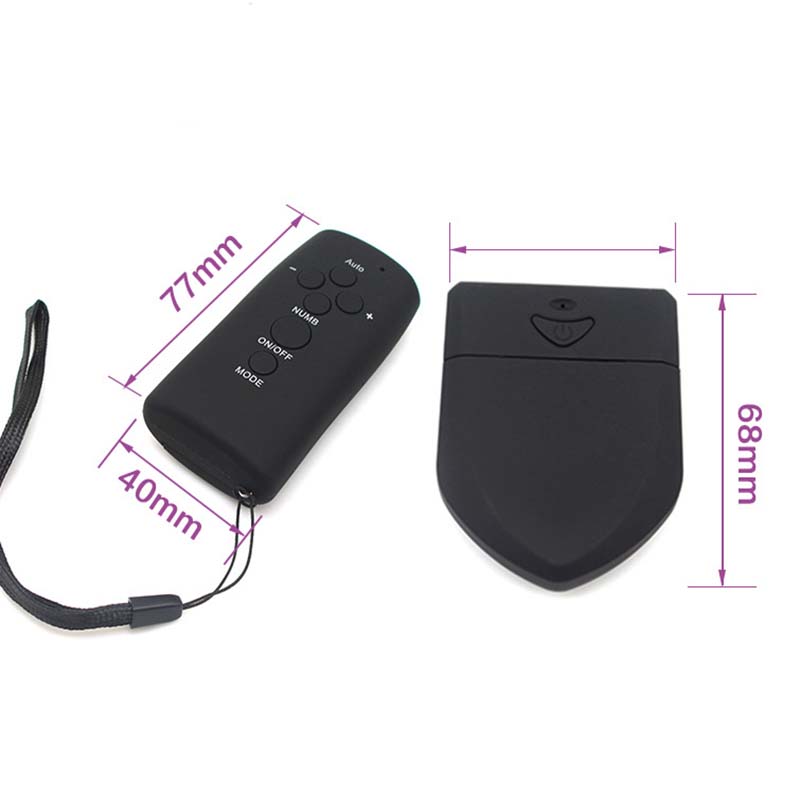 Remote Control Prostate Massager Unisex Electric Shock Anal Dildo Strapon Prostate Stimulation Sex Toy For Adults - 8