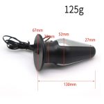 Remote Control Electric Shock Anal Dildo Butt Plug Women Men Strapon Big Prostate Massager Sex Machine Adult Toys - 5