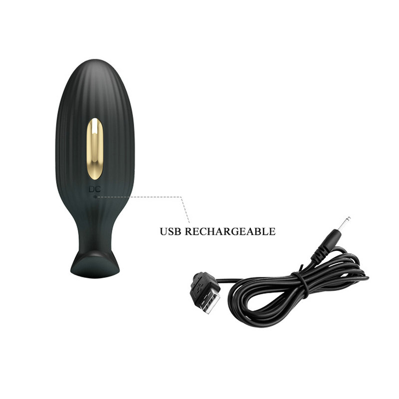 Male Prostate Vibrator Electric Shock Pulse Anal Dildo Butt Plug Adult Sex Toy For Couples And Men - 5