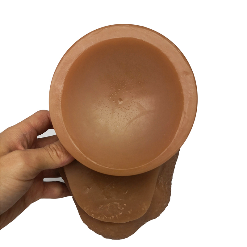 Extra Large 435x9cm Realistic Brown Dildo Gspot Stimulation Womens Erotic Masturbation Toy Anal Plug Expander - 5