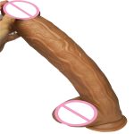 43 5x9cm Extra Large Brown Realistic Dildo Anal Plug Buttplug Expander G Spot Stimulate Masturbation Erotic Toys For Women - 3