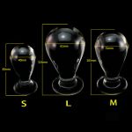 Camatech Large Crystal Butt Plug Men Big Glass Anus Ball Pyrex Vaginal Bead Dildo Women G Spot Stimulator Sex Toys - 2