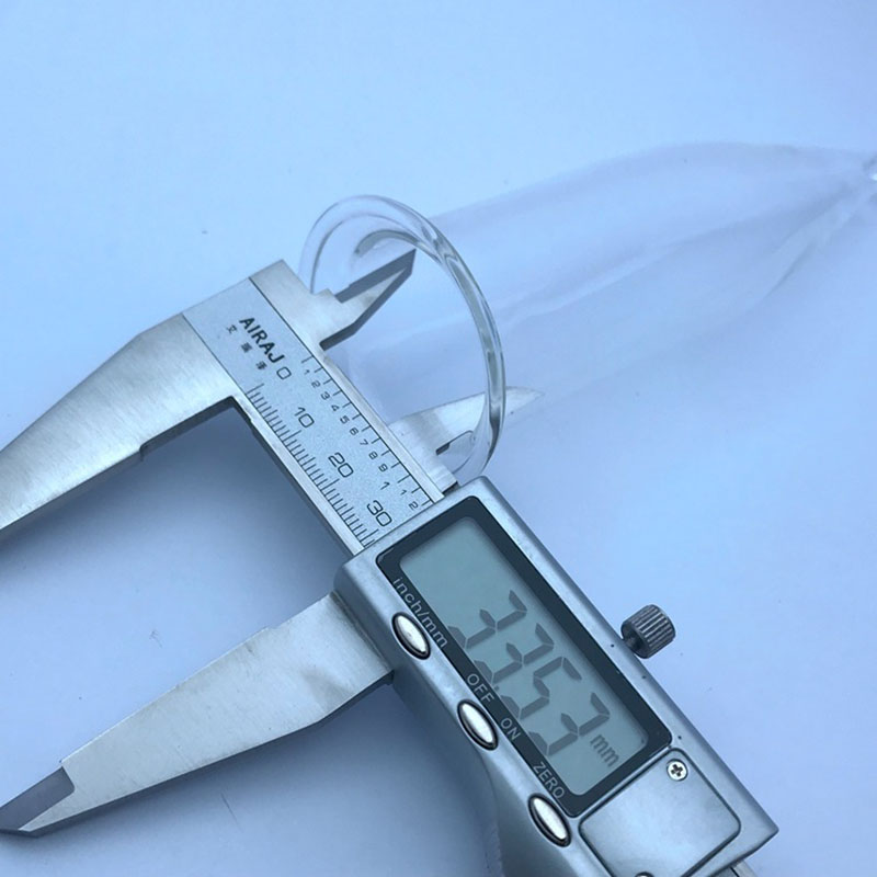 Crystal Glass Dildo Butt Plug 148x34mm Hollow Design Analvaginal Toy For Gay Masturbation - 5