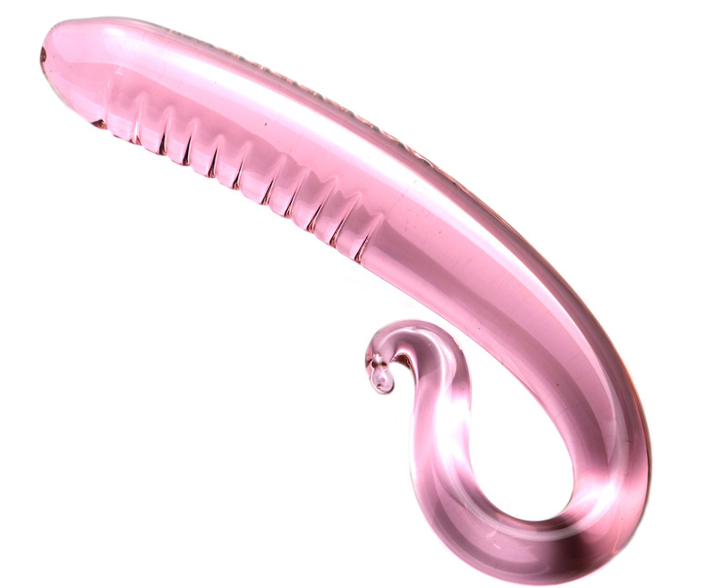 Dualheaded Crystal Glass Dildo 19cm Realistic Penis Anal Plug Masturbation Toy For Women Gay Sex Play - 2