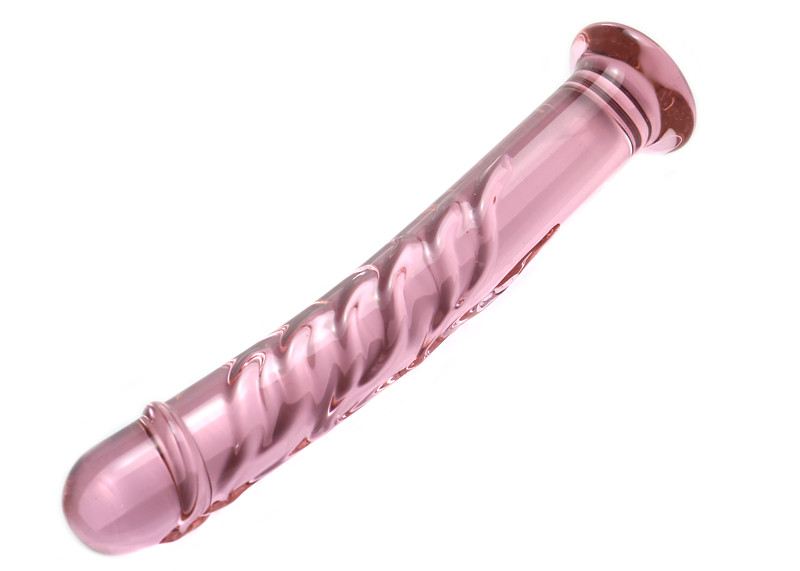 Dualheaded Crystal Glass Dildo 19cm Realistic Penis Anal Plug Masturbation Toy For Women Gay Sex Play - 7