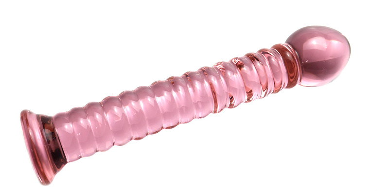 Dualheaded Crystal Glass Dildo 19cm Realistic Penis Anal Plug Masturbation Toy For Women Gay Sex Play - 12