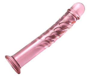19cm Crystal Glass Long Double Heads Realistic Dildo Anal Plug Masturbation Butt Penis Big Dick Sex Toys For Women Gay - 2