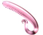 19cm Crystal Glass Long Double Heads Realistic Dildo Anal Plug Masturbation Butt Penis Big Dick Sex Toys For Women Gay - 4