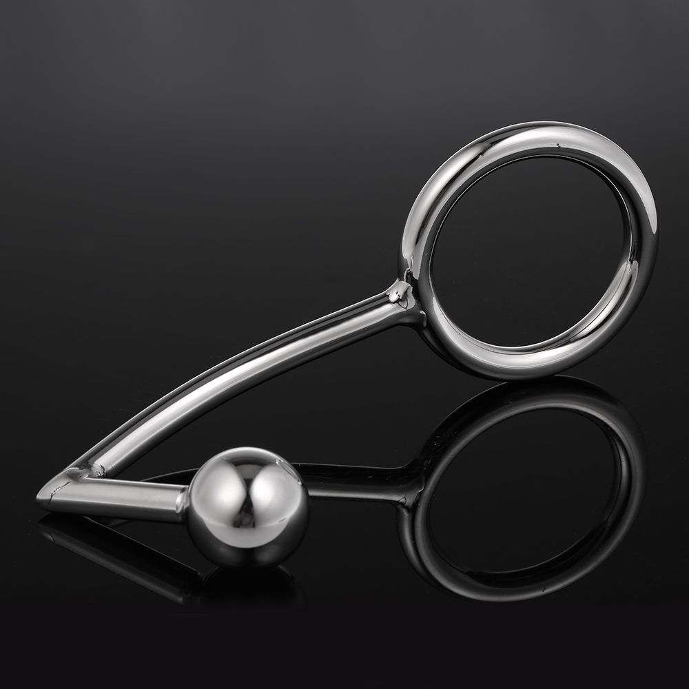 45mm Stainless Steel Anal Plug Prostate Massager With Cock Ring Adult Sex Toy For Couples Gays Fetish Enthusiasts - 3