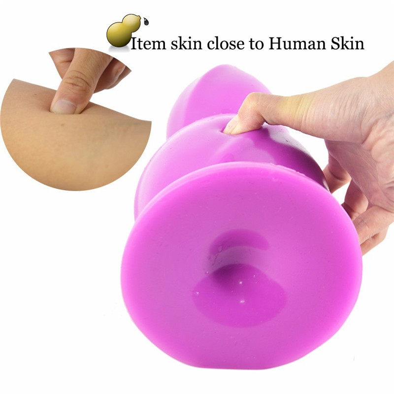 Extra Large 295x12cm Silicone Anal Plug Dildo With Suction Cup Unisex Adult Sex Toy For Enhanced Pleasure - 4