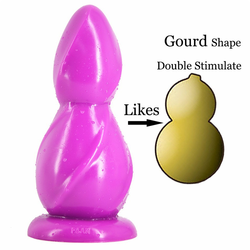 Extra Large 295x12cm Silicone Anal Plug Dildo With Suction Cup Unisex Adult Sex Toy For Enhanced Pleasure - 5