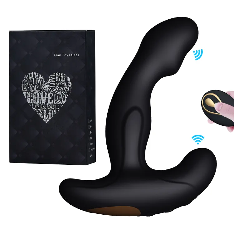 Wireless Silicone Vibrator Rotating Prostate Massager Male Pleasure Toys Remote Control Dildo Adult Sex Products - 7