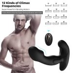 Remote Control Rotating Electric Silicone Vibrator Sex Products Dildo Male Prostate Massage Tools Massager - 2