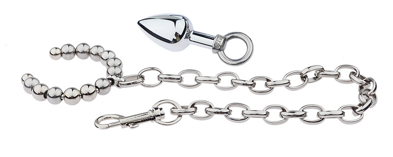 Stainless Steel Anal Plug And Cock Ring Set Intense Stimulation Adult Toys For Men Women - 7
