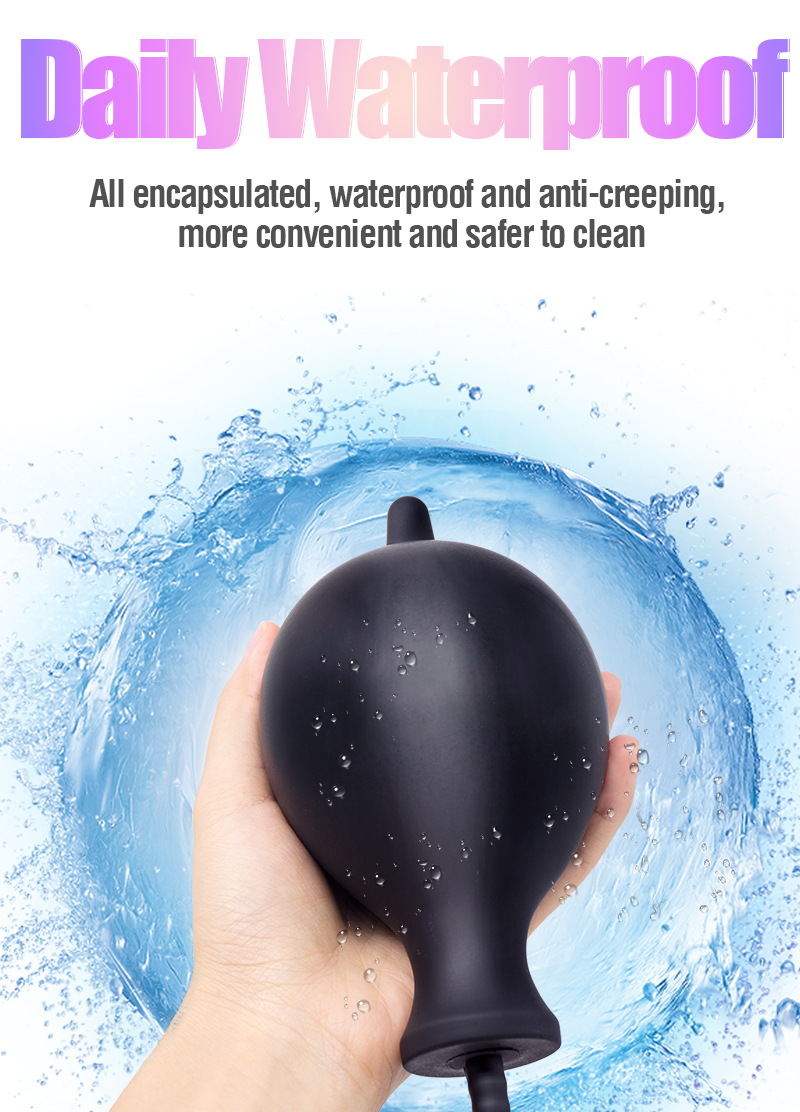 10speed Vibrating Anal Plug Inflatable Prostate Massager Vagina Expander Sexual Wellness Toy For Women - 7