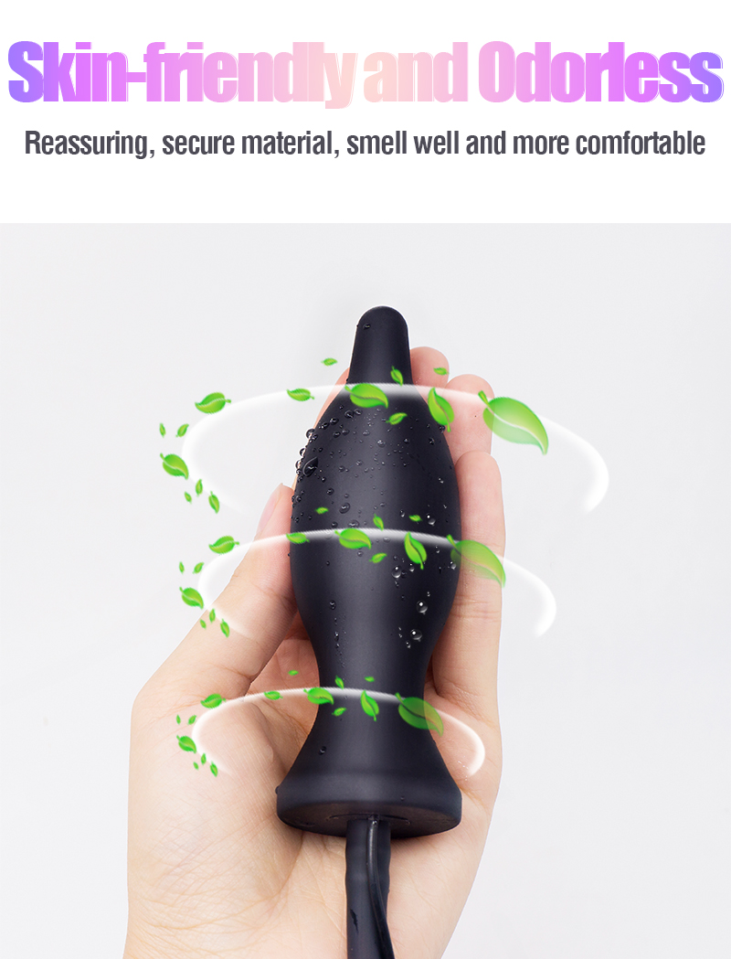 10speed Vibrating Anal Plug Inflatable Prostate Massager Vagina Expander Sexual Wellness Toy For Women - 8
