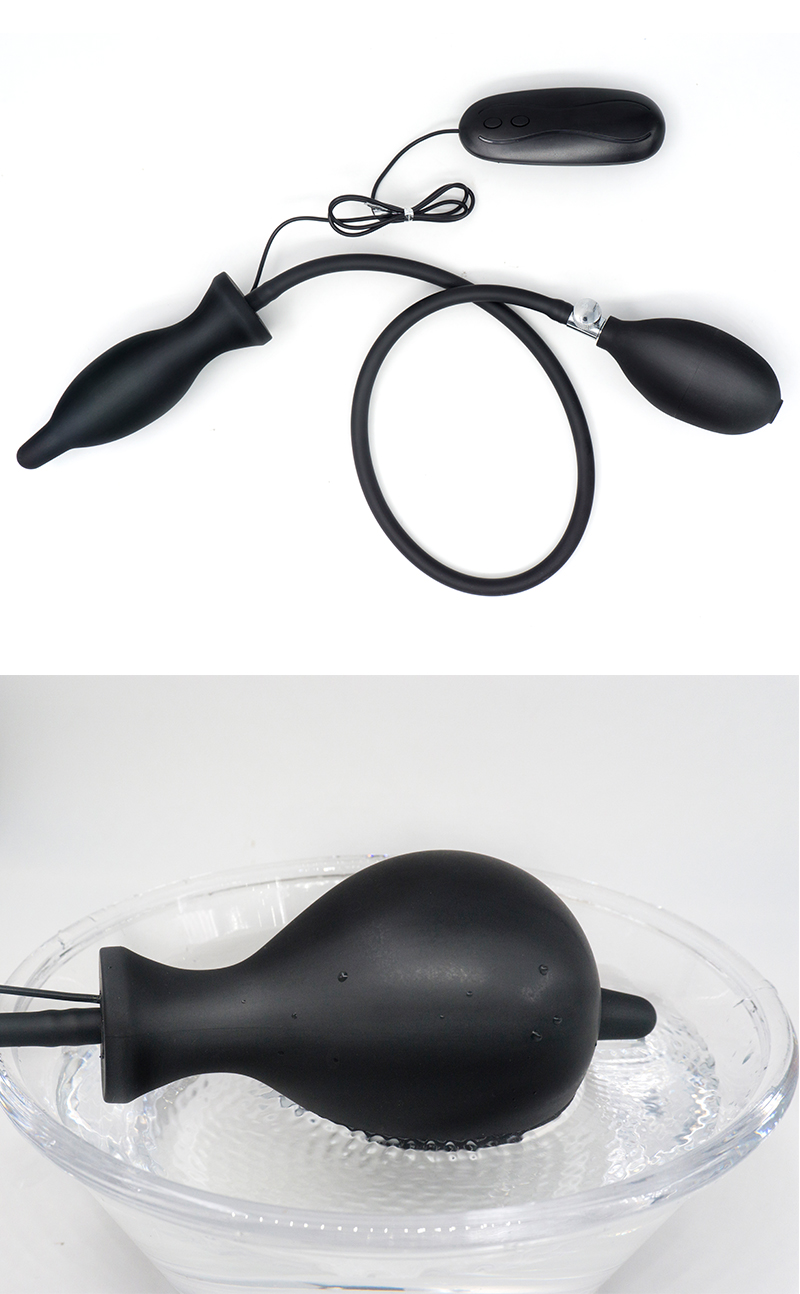 10speed Vibrating Anal Plug Inflatable Prostate Massager Vagina Expander Sexual Wellness Toy For Women - 13