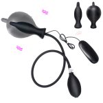 Inflatable Vibrator Anal Sex Toys For Woman Anus Dilation Vagina Expansion 10 Speeds Vibrating Plug Prostate Massager