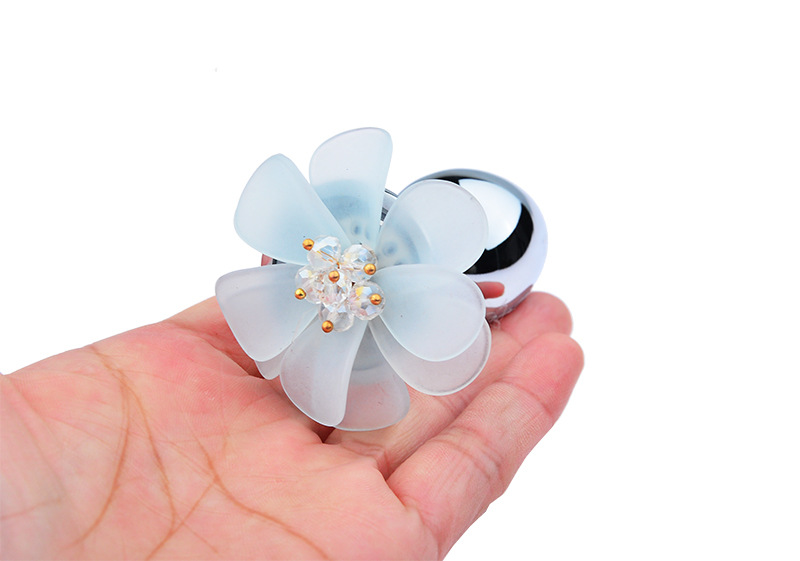 Stainless Steel Anal Plug With Crystal Jewel Flower Design Smooth Training Toy For Men Women In Sml Sizes - 5