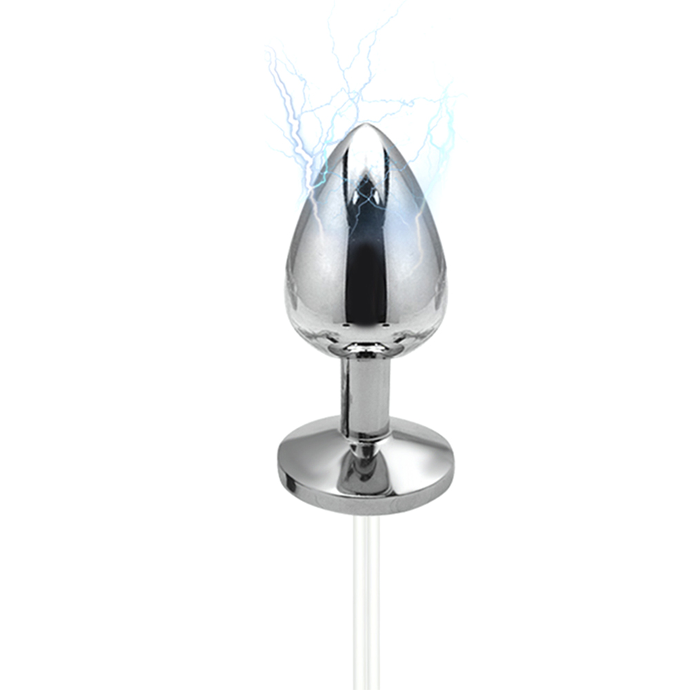 Electro Stimulation Metal Anal Plug Electric Shock Prostate Massager Gspot Stimulator Medical Themed Adult Sex Toy - 10