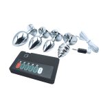 Metal Electric Shock Thread Anal Butt Plug Electro Prostate Massager Sex Toys Electrical Stimulation G Spot Medical Themed