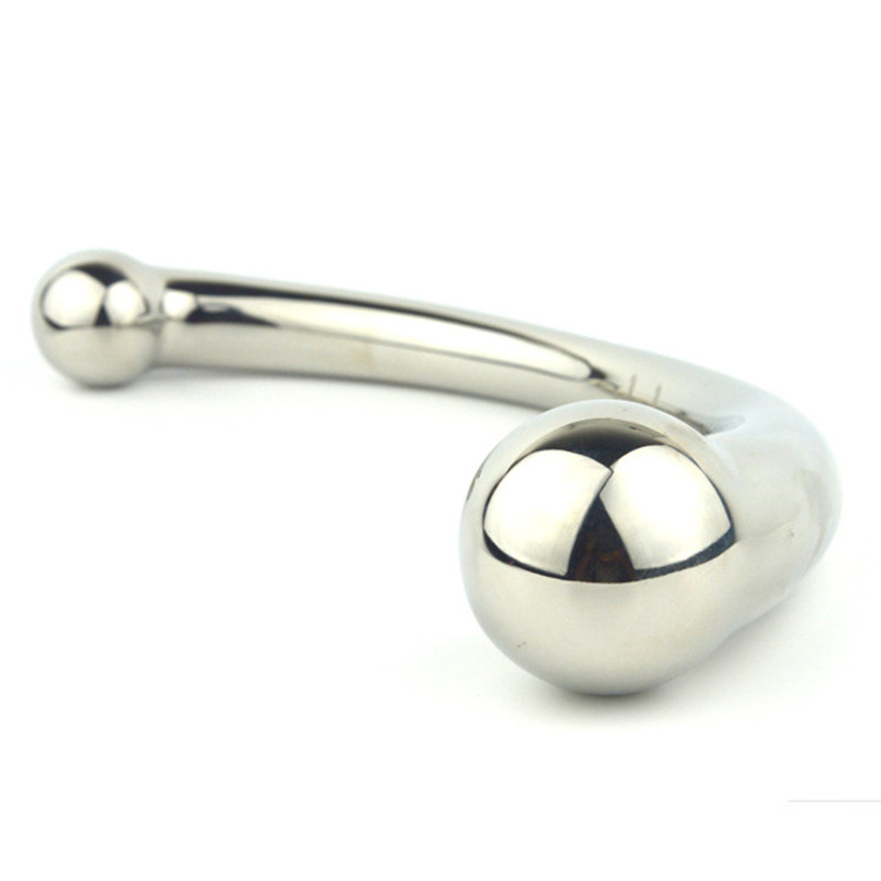 Stainless Steel Anal Butt Plug Gspot Wand Massager Adult Sex Toy For Men Women Couples - 4