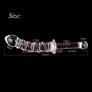 Crystal Glass Dildos Masturbator Realistic Dildo Penis Large G-spot Anal Butt Plug Adult Sex Toys For Woman Female - 2